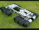 Diy Rc Tank Chassis Car Truck Robot Chassis Cnc Alloy Body 4 Tracks 4 Motors Sz