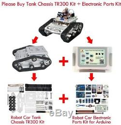DIY Robot Tank Arduino Raspberry Pi Robot Car Electronics Parts Kit With Tutorial