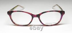 Dana Buchman Anicia Cat Eye Lenses Colorful Acetate Fancy Eyeglass Frame/glasses