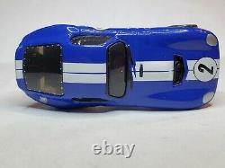 Daytona Shelby Cobra Ho Tjet Slot Car, Ultra G Chassis & Chrome Craig Wheels
