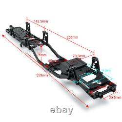 Durable RC Car 6X6 Frame Body Chassis Assemble for Axial SCX10 1/10 RC Crawler