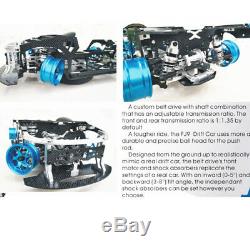 FIJON FJ9 1/10 Front Engine Design RC Car Parts Drift Frame Kit Carbon Fiber