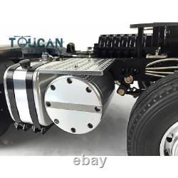 FS i6S 1/14 Scale LESU Metal Chassis DIY Cab RC Tractor Truck Car Model With Rack