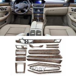 Fit For Benz E-Class 2010-2012 Cen wood Grain Car Interior Decoration Cover Trim
