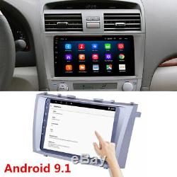 For 07-11 Toyota Camry 9 Android 9.1 Car Stereo Radio GPS MP5 1+16GB Gray Frame