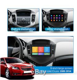 For 2009-2014 Chevy Cruze 9'' Android 9.1 Car Stereo Radio GPS MP5 Player +Frame