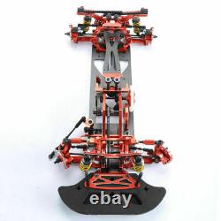 For 4WD Drift Racing Car RC 110th G4 Metal &Carbon Model Frame Body Chassis