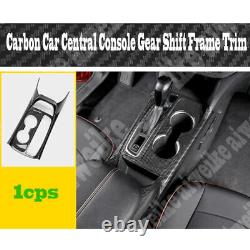 For Chevrolet Equinox 2018-2023 Carbon Car Central Console Gear Shift Frame Trim