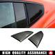 For Ford Mustang 15-21 1rosnh Dry Carbon Fiber Side Window Louver Shutter Frame