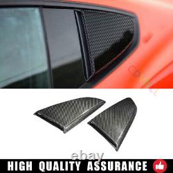 For Ford Mustang 15-21 1ROSNH Dry Carbon Fiber Side Window Louver Shutter Frame