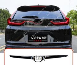 For Honda CR-V CRV 2017-2021-2022 ABS BLACK Rear Door Car Logo Frame cover trim