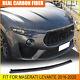 For Maserati Levante 2016up Real Carbon Front Grill Grille Trim Vent Frame Strip