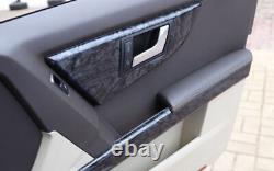 For Mercedes-Benz GLK 2013-2015 Wood Grain Car Inner Door Handle Bowl Decor Trim