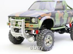 For Tamiya HighLift Chassis RC TOYOTA PICKUP Truck Hard Body Shell CAMO Finished