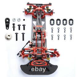 G4 Alloy Metal&Carbon Frame Body Chassis Kit For RC 110 RC Drift Racing Car 4WD