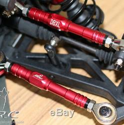 GTB upper + lower suspension tie rod steering tie rod turnbuckle Losi DBXL XL-e