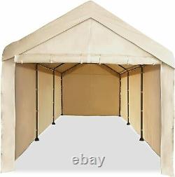 Garage Tent Cover Enclosure Caravan 10X20 Carport Car Shelter Steel Frame Canopy