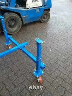 HEAVY DUTY Car dolly, chassis mover roller jig paint shop restoration TROLLEY