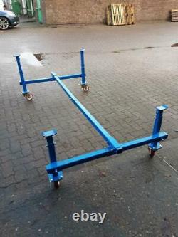 HEAVY DUTY Car dolly, chassis mover roller jig paint shop restoration TROLLEY