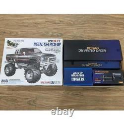 HG 110 RC Black Pickup Metal Chassis Axles 44 4WD Rally Car Racing Crawler KIT