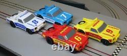 HO Slot Car IROC Racing Set Viper Chassis with Life Like Super Truck Bodies