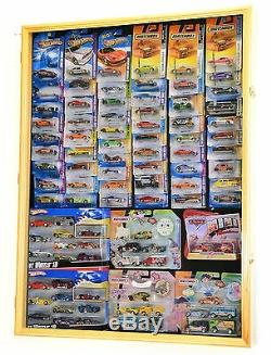 Hot Wheels Matchbox Model Cars Display Case Cabinet for cars in retail box