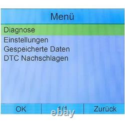 ICarsoft i810 Diagnose Tester Handscanner Deutsch Motor Getriebe Live Daten uvm