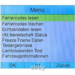 ICarsoft i810 Diagnose Tester Handscanner Deutsch Motor Getriebe Live Daten uvm
