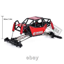 INJORA 310mm Wheelbase Frame Rock Buggy Chassis Roll Cage Tube for 1/10 RC Car