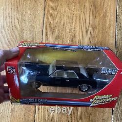 Johnny WHITE Chassis Interior Lightning 1965 PONTIAC GTO BLACK 1/24 Muscle Cars