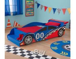 KidKraft Race Car Toddler Bed Furniture Bedroom Wooden Frame Children Boys Kids