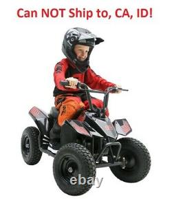 Kids Ride On ATV Quad 4 Wheeler Scooters Off Road Vehicle Toy Steel Frame Gift