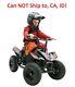 Kids Ride On Atv Quad 4 Wheeler Scooters Off Road Vehicle Toy Steel Frame Gift