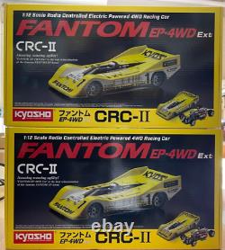 Kyosho RC 1/12 FANTOM CRC-II 4WD Pan Chassis Race Car -KIT. NIB x 2. 30637