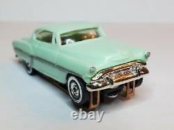 MEV 53 BELAIR MINT GREEN, HO Slot Car, AURORA CHASSIS (NEW IN BOX)