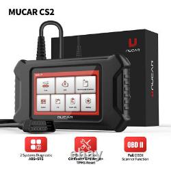 MUCAR CS2 Car OBD2 Scanner Code Reader Diagnostic Tool EPB OIL TPMS SRS ABS US