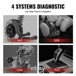 MUCAR CS4 Car OBD2 Scanner ABS SRS ECM TCM System Auto Diagnostic Reset Tool USA