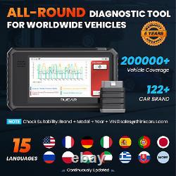 MUCAR VO6 Car Diagnostic Tool Auto OBD2 Scanner TPMS Code Reader Bidirectional