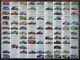Matchbox Hot Wheels Wall Display Case 164 108 Cars White With Walnut Frame
