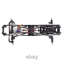Metal 313 Wheelbase Chassis Frame Kit for 1/10 Axial SCX10 90046 RC Crawler Car