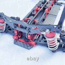 Metal & Carbon Fiber 4WD 1/10 Touring Car On-Road Drift RC Car Frame Kit Chassis