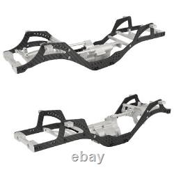 Metal Carbon Fiber Chassis Car Empty Frame for 1/10 RC Axial SCX10 Pro Upgrade