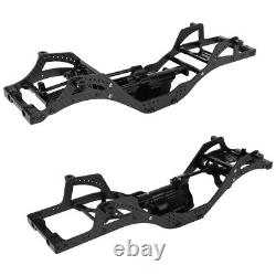 Metal Carbon Fiber Chassis Car Empty Frame for 1/10 RC Axial SCX10 Pro Upgrade