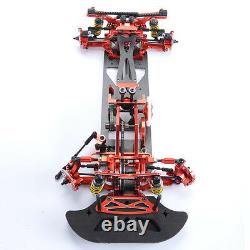 Metal&Carbon RC 110 Drift Racing Car G4 Frame Chassis 4WD disassembly Model Kit