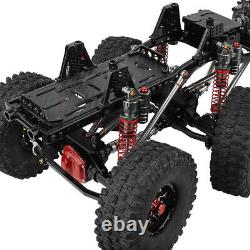 Metal Upgraded 6x6 Chassis Frame with 2 Front Steering Axles for 1/10 RC Crawler