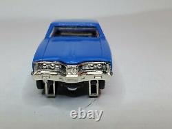 Mev 70 Cyclone Blue, Ho Slot Car Tjet, Used Non Mag Chassis (new In Box)