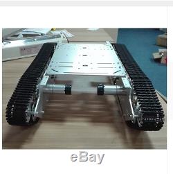 NEW RC Metal Tank Chassis 4wd Robot Crawler Tracked Caterpillar Track Chain Car