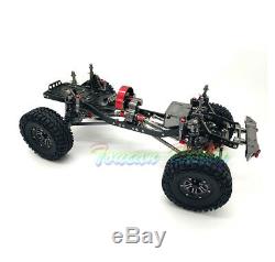 New 455MM 1/10 AXIAL RC Cars D90 CNC Rock Crawler Chassis Metal Model With0 Servo