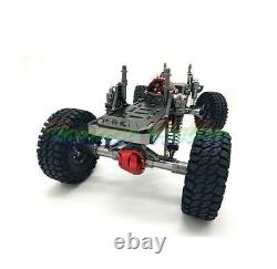 New 455MM 1/10 AXIAL RC Cars D90 CNC Rock Crawler Chassis Metal Model WithO Servo