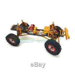 New 455MM RC Cars 1/10 AXIAL D90 CNC Rock Crawler Chassis Full Metal Model